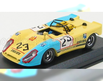 PORSCHE Flunder N 23 Monza 1971 Noris - Sigala, Yellow Light Blue