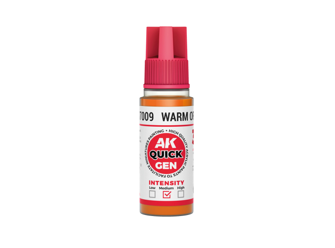 Краска акриловая QUICK GEN - Тёплый оранжевый / WARM ORANGE, 18мл
