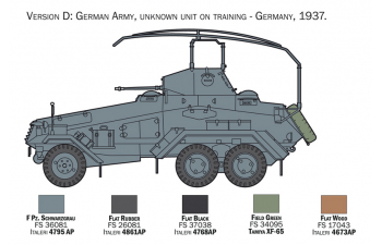 Сборная модель БТР Sd.Kfz. 230 6 Rad