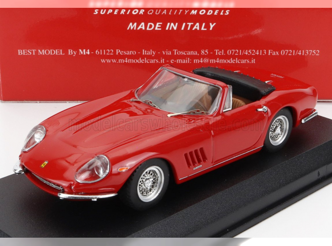 FERRARI 275 Gtb/4 Nart Spider (1967), red