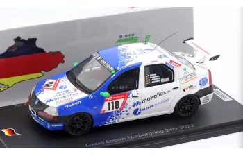 DACIA Logan Team Swiftwing.de №118 24h Nurburgring (2022) J.Bussmann - O.Kriese - M.Lachmayer - Y.Lachmayer, White Blue