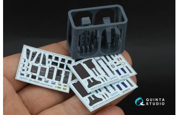 3D Декаль интерьера кабины Dassault Rafale B (Revell) (с 3D-печатными деталями)