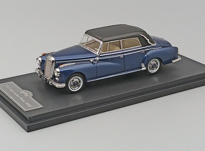 MERCEDES-BENZ 300D (1959), blue / black