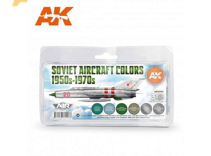 Soviet Aircraft Colors 1950s-1970s SET 3G