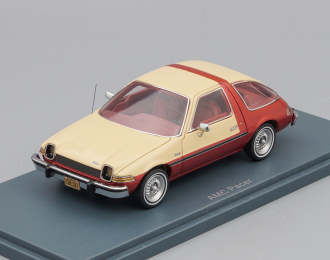 AMC Pacer 1975, cream / red 