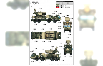 Сборная модель ЗРПК 96k6 на базе четырёхосного тягача 6909