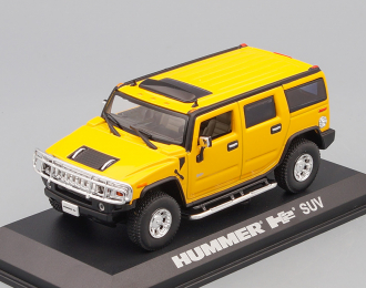 HUMMER H2 SUV, yellow