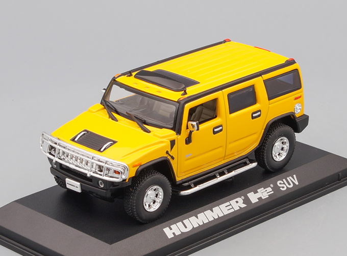 HUMMER H2 SUV, yellow