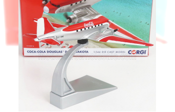 DOUGLAS Dakota Dc-3 Airplane Coca-cola 1941, Red White Silver