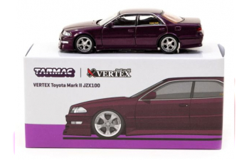 TOYOTA Mark II JZX100 VERTEX RHD, purple metallic