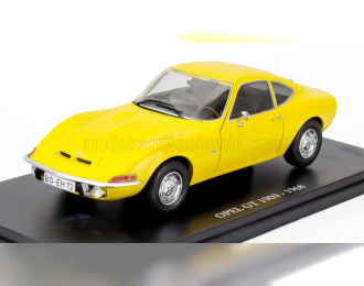 OPEL Gt 1900 Coupe (1968) - Con Vetrina - With Showcase, Yellow