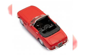 OSCA 1600 GT convertible top down by Fissore (1963), red