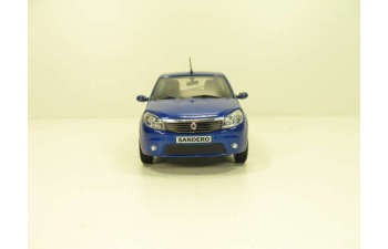 RENAULT Sandero (2008), дилерская 1:43, синий