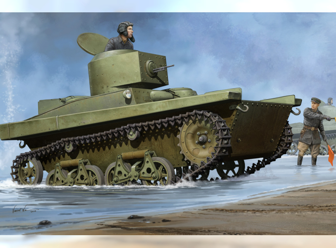 Сборная модель Танк Soviet T-37A Light Tank