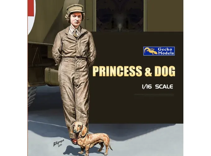 Сборная модель Princess & Dog