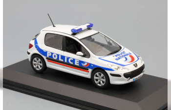 PEUGEOT 307 Police Nationale, white / blue