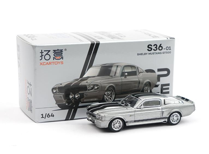 SHELBY Mustang GT500, silver / black