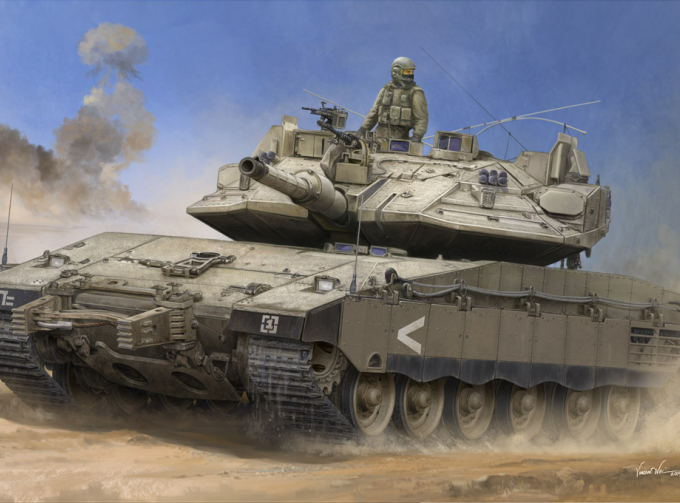 Сборная модель Танк IDF Merkava Mk IV w/Trophy