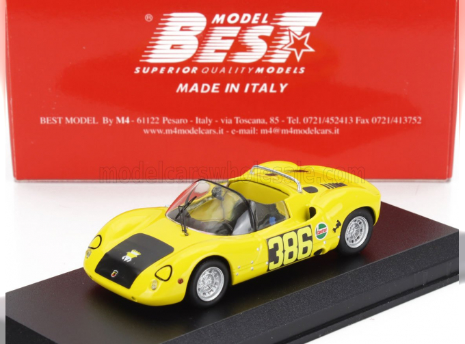 FIAT Abarth 1000sp Spider №386 Trieste Opicina (1970) Mauro Baldi, Yellow Black