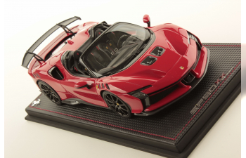 FERRARI Sf90 Xx Stradale Spider (2024) - Con Vetrina - With Showcase, Rosso Corsa - Red Black