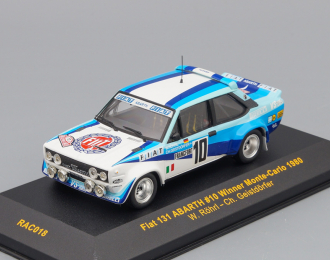 FIAT 131 Abarth #10 "Fiat Italia" Winner Rally Monte Carlo Чемпион мира 1980 Röhrl - Geistdörfer, blue / white