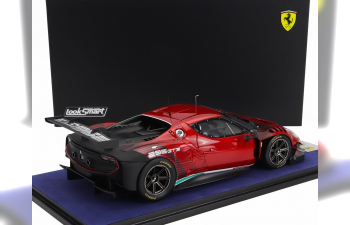 FERRARI 296 Gt3 Evo 3.9l Turbo V8 №0 Launch Version (2022) - Con Vetrina - With Showcase, Rosso Corsa - Red