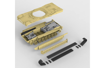 Сборная модель M1A2 SEP Abrams TUSK I /TUSK II with full interior