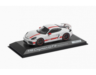 Porsche 718 Cayman GT4 Sports Cup Edition white / red