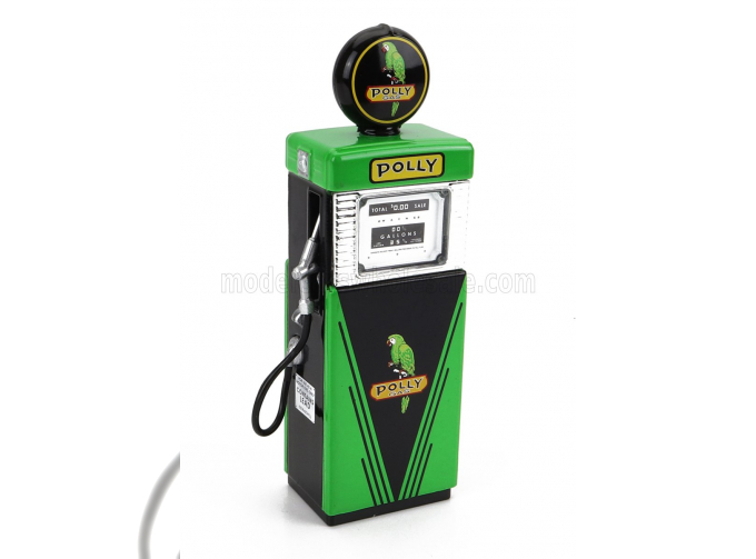 ACCESSORIES POMPA BENZINA - WAYNE 505 GAS PUMP POLLY GAS GASOLINE (1951), GREEN BLACK