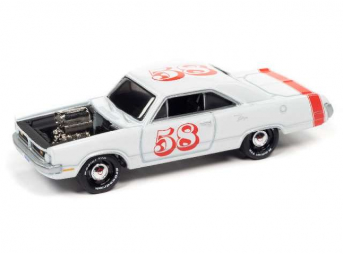 DODGE Dart (Spoilers)(1970), Gloss White with Red Stripe