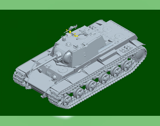 Сборная модель KV-1 1942 Simplified Turret Tank w/Tank Crew