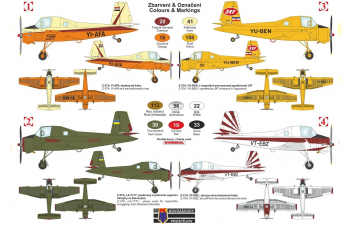 Сборная модель Самолет Z-37A Cmelak „Export"