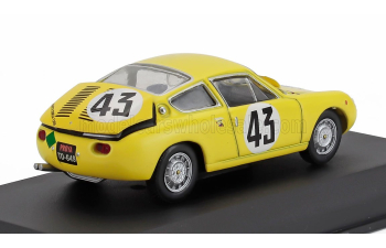 SIMCA Abarth 1300 Team Equipe Nationale Belge №43 24h Le Mans (1962) Claude Dubois - Georgers Harris, Yellow