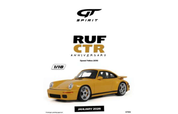 PORSCHE RUF CTR Anniversary *Resin serie* (2019), speed yellow