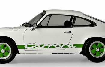 Сборная модель Porsche 911 RS 2.7 White/Green