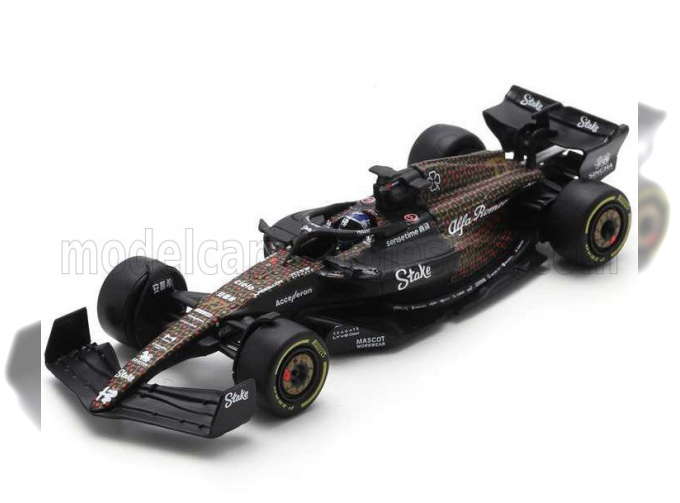 ALFA ROMEO F1 C43 Team Stake №77 Las Vegas Usa Gp (2023) Valtteri Bottas, Black Brown