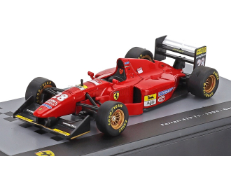 FERRARI F1 412 T1b №28 Season (1994) Gerhard Berger - Con Vetrina - With Showcase, Red Black