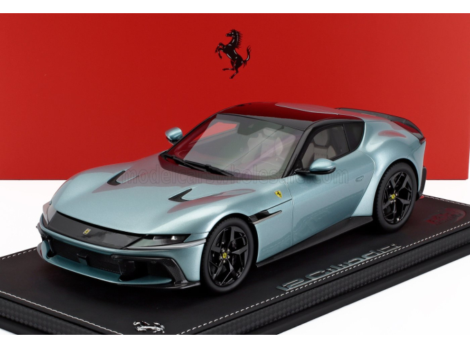 FERRARI 12cilindri Coupe V12 830cv (2024) - Con Vetrina - With Showcase, Celeste Trevi - Light Blue Met