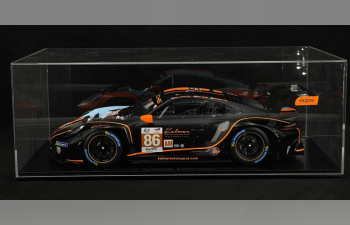 PORSCHE 911 991-2 Rsr-19 4.2l Team Gr Racing Gulf №86 24h Le Mans (2023) Ben Barker - Riccardo Pera - Michael Wainwright, Orange Light Blue Black