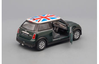 MINI Cooper S Flag Printing, green metallic