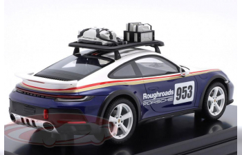 PORSCHE 911 (992) Dakar #953 Roughroads Rallye Design Paket, blue/white
