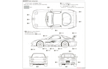 Сборная модель Mazda RX-7 Bomex 99