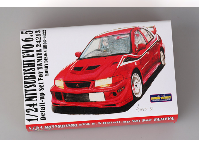 Конверсионный набор Mitsubishi EVO 6.5 Detail-up Set для моделей T (Resin+PE+Decals)