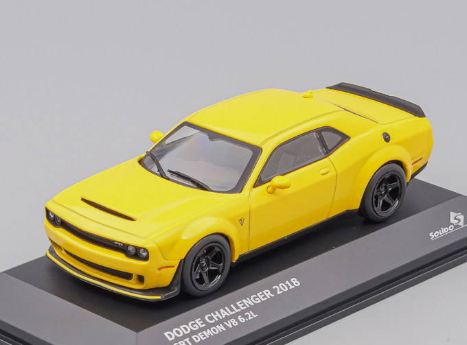 DODGE Challenger Coupe SRT Demon V8 (2018), yellow / black