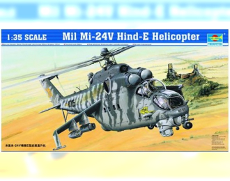 Сборная модель вертолет Mil Mi-24V Hind-E Helicopter