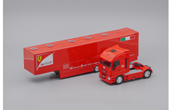 IVECO Stralis (2014) Ferrari F1 Team Transporter Truck, red