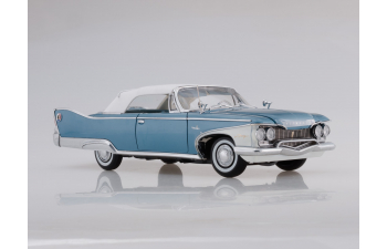 PLYMOUTH Fury Closed Convertible (1960), convertible white/twilight blue metallic