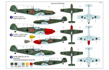 Сборная модель Bf 109E-1 Polish Campaign