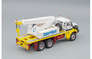 Berliet GBH 280 Crane Heavy Tow Truck, white / yellow