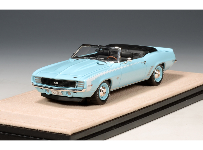 CHEVROLET Camaro RS SS Convertible (открытый) (1969), Carolina Blue